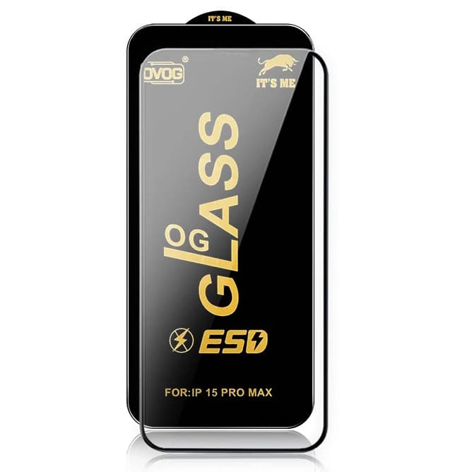 Folie sticla Apple iPhone 16e, Full Glue ESD, margini negre — principală