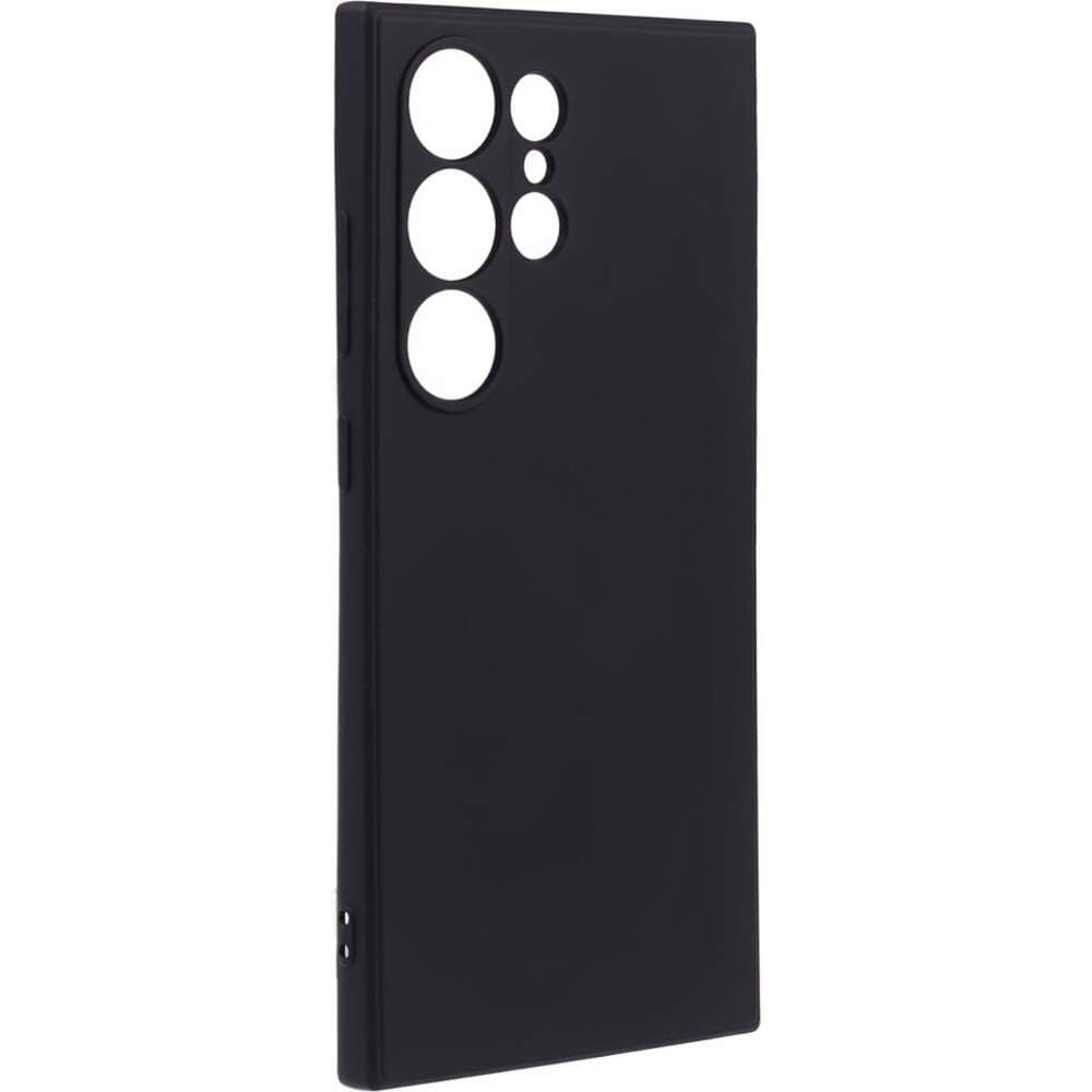 Husa Samsung Galaxy S24 Ultra, Luxury Silicone, catifea in interior, protectie camere, neagra — varianta 5