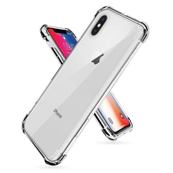 Husa Apple iPhone X/XS, TPU transparent, intarituri in colturi, grosime 1,5 mm — varianta 2