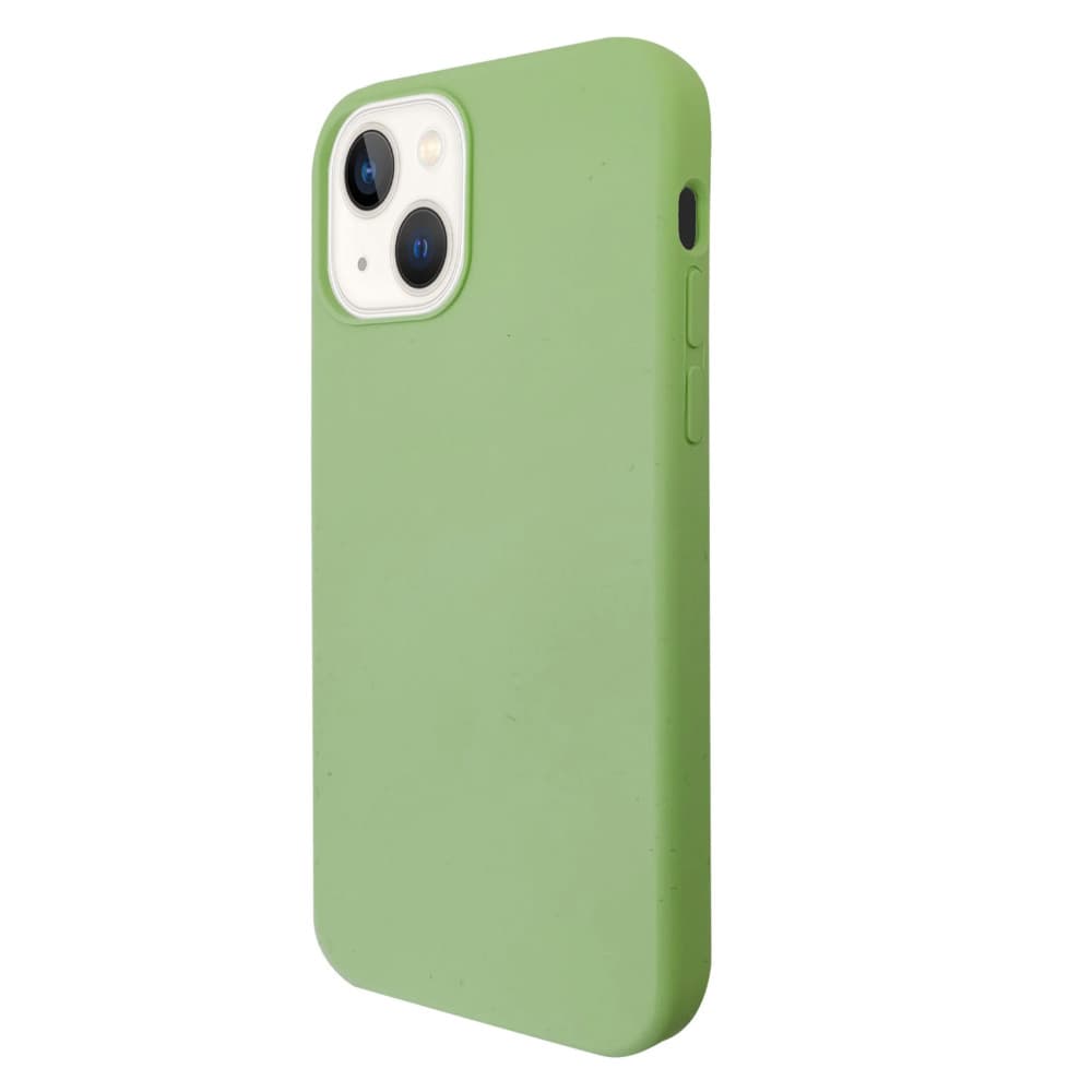 Husa Apple iPhone 13, Luxury Silicone, catifea in interior, verde maslina — varianta 2