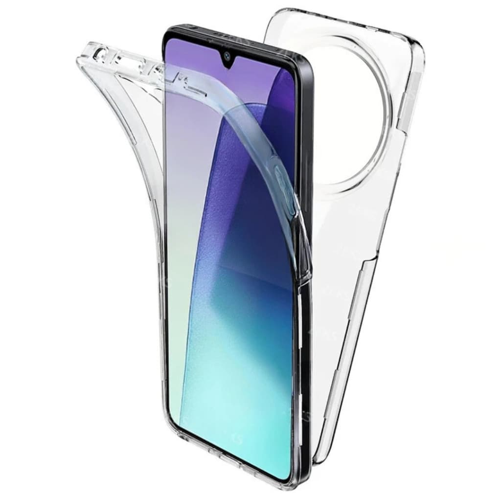 Husa protectie Xiaomi Redmi 14c (fata + spate), Fully PC & PET 360°, transparenta — principală