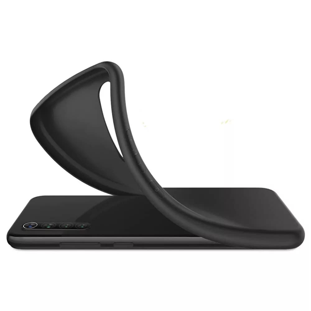 Husa protectie Vivo Y01, Matt TPU, silicon moale, negru — varianta 3