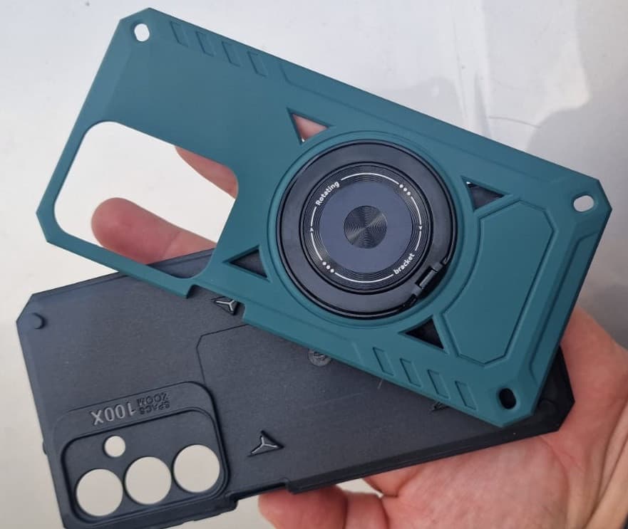 Husa Samsung Galaxy A14, Rotating Bracket, protectie camera, prindere magnetica, neagra — varianta 6