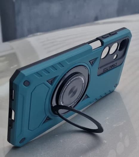 Husa Samsung Galaxy A15, Rotating Bracket, protectie camera, prindere magnetica, neagra — varianta 5