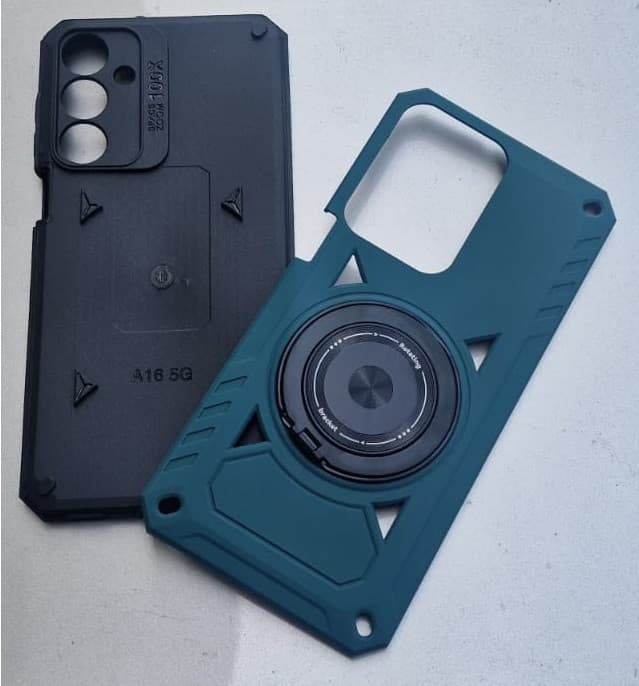 Husa Samsung Galaxy A55, Rotating Bracket, protectie camera, prindere magnetica, neagra — varianta 7