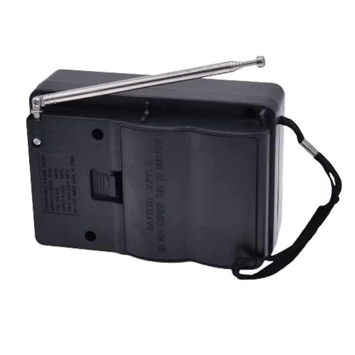 Radio portabil FADEGA AR-1699, 4 benzi de receptie, FM/AM/SW1/SW2, functionare cu 2 baterii R20, maro — varianta 4