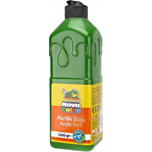 Culori acrilice Nova Color, 500ml, verde