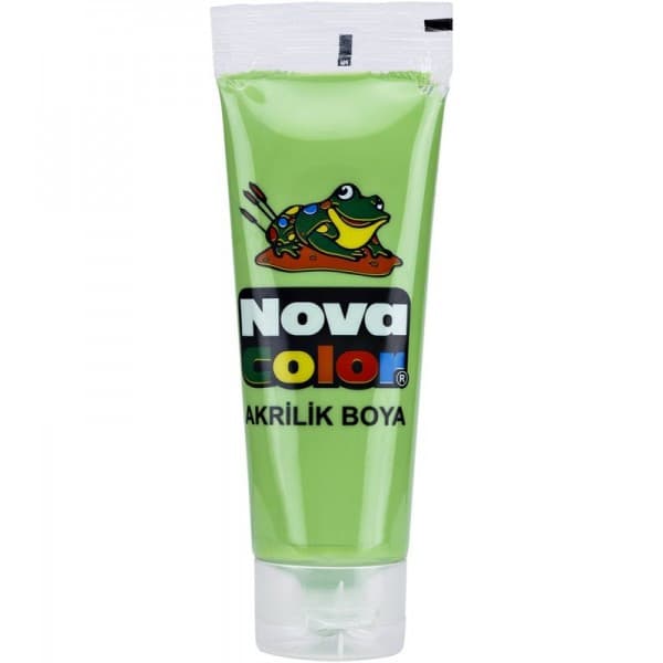 Culori acrilice Nova Color, 75m, verde deschis