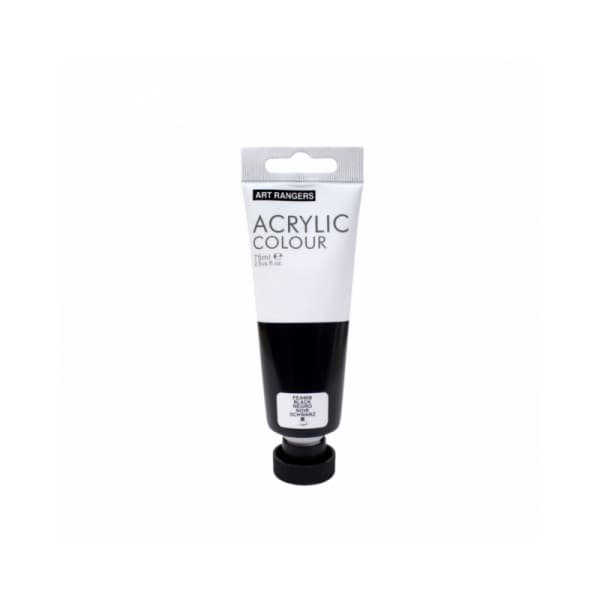 Culori acrilice Magi-Wap Art Rangers, 75ml, diverse culori, FEA75T, negru