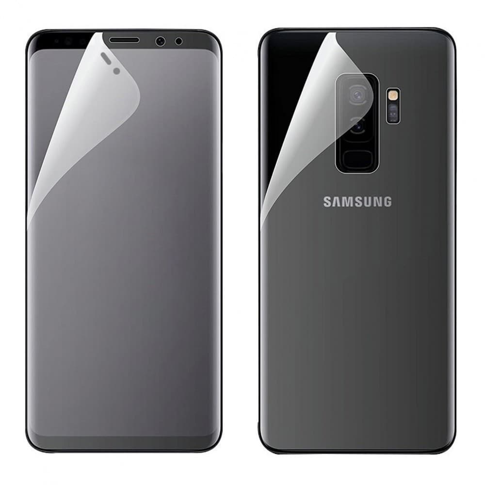 Set 2 folii protectie Samsung Galaxy S9 (fata + spate), din plastic, transparente — varianta 2