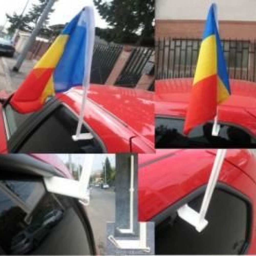 Steag Tricolor auto 45 cm x 30 cm / stegulet / stegulet auto / flag / drapel — varianta 4