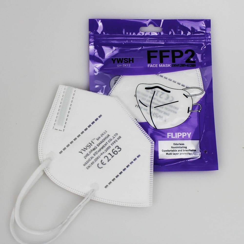Masca protectie cu filtrare particule FFP2, CE 2163, adulti — varianta 3