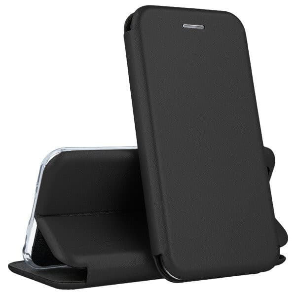 Husa Samsung Galaxy A72 4G/5G Prestige Book, inchidere magnetica, neagra — principală