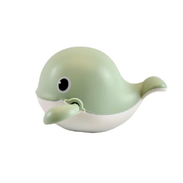Jucarie de baie pentru copii, model balena, verde — principală