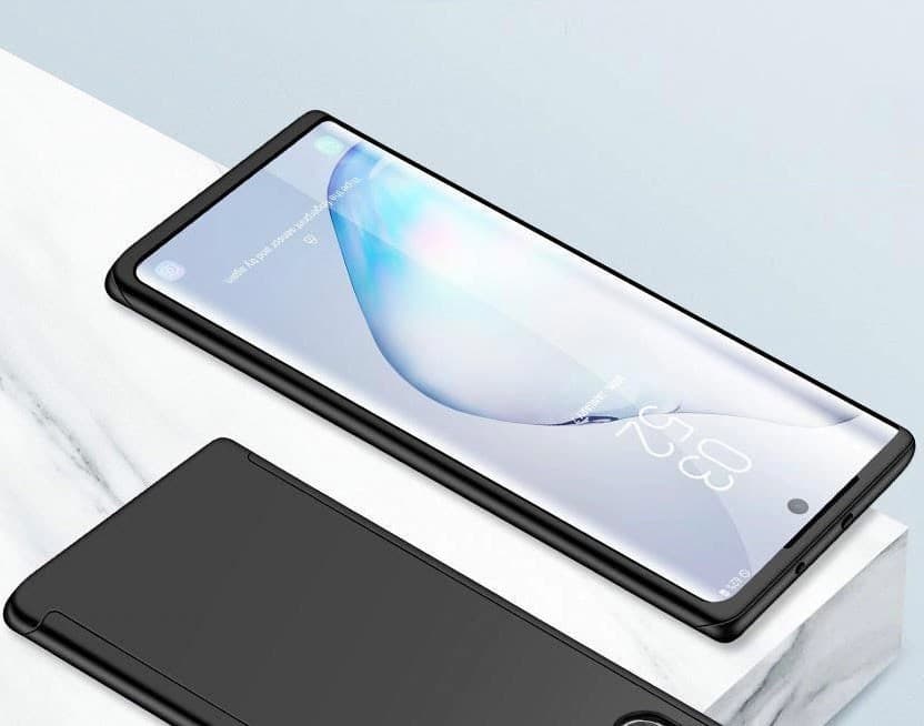 Husă Full Cover 360° pentru Samsung Galaxy A32 5G (față + spate + sticlă), neagra — varianta 2