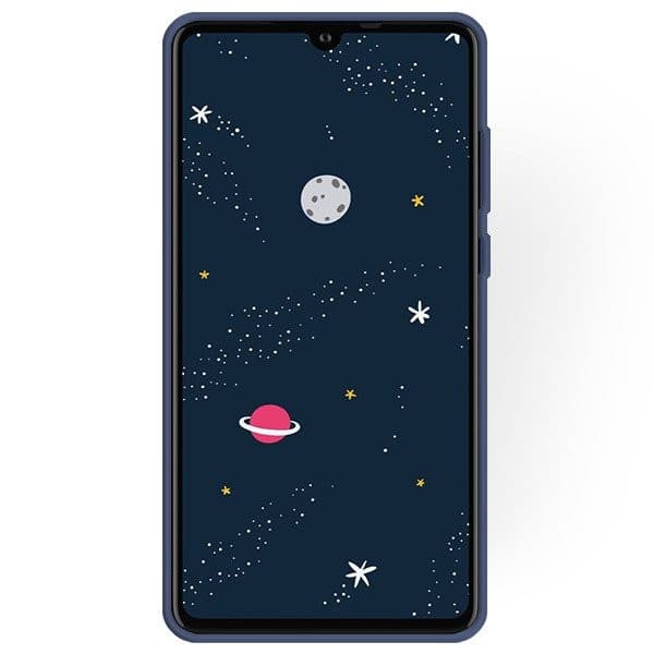Husa Huawei P30 Lite Matt TPU, silicon moale, albastru — varianta 2