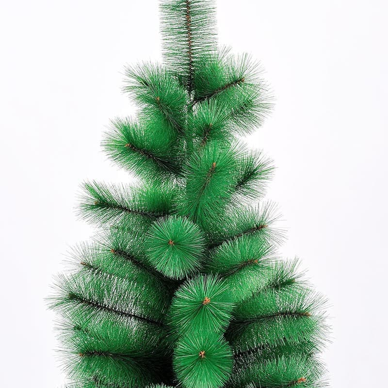 Brad artificial de Craciun, clasic, inaltime 150 cm, diametru 88 cm, 437 ramuri,  verde, suport metalic inclus — varianta 4