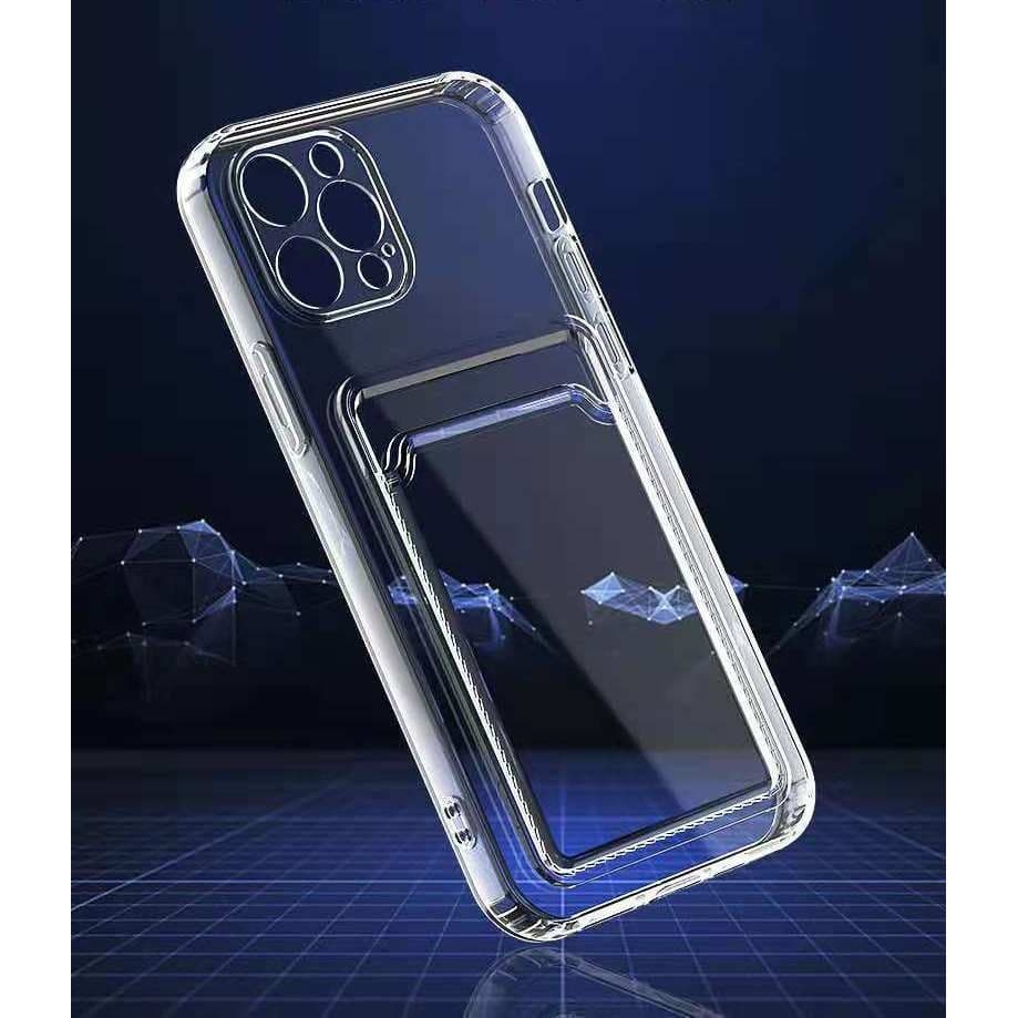 Husa Samsung Galaxy A52 / A52s, Clear Wallet, suport carduri/cartele, transparenta — 2