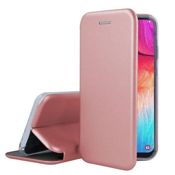 Husa Huawei P Smart 2021, Prestige Book, inchidere magnetica, rose gold — principală