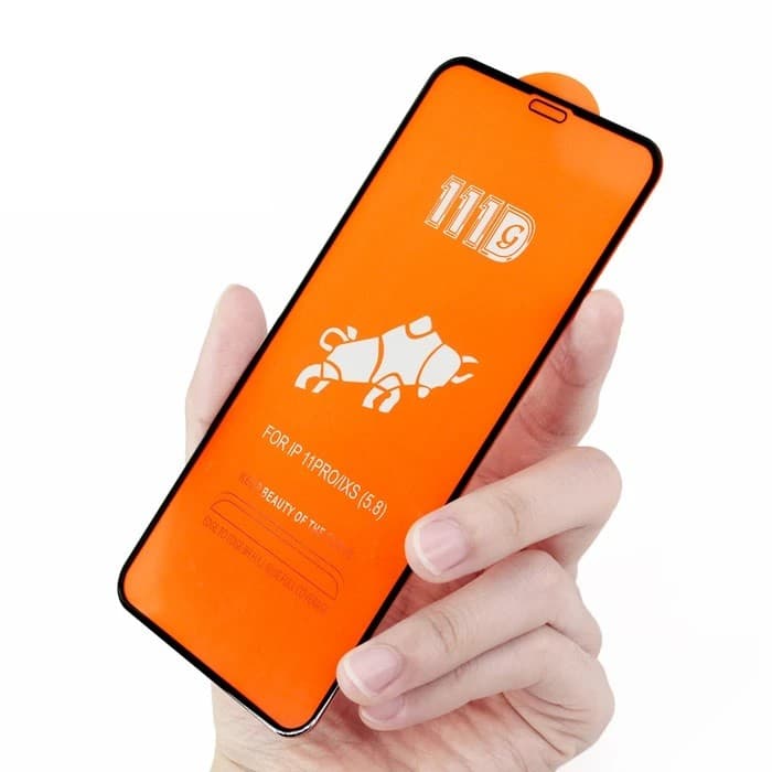 Folie de sticla Full Glue 111D pentru Samsung Galaxy A22 5G, margini negre — 4