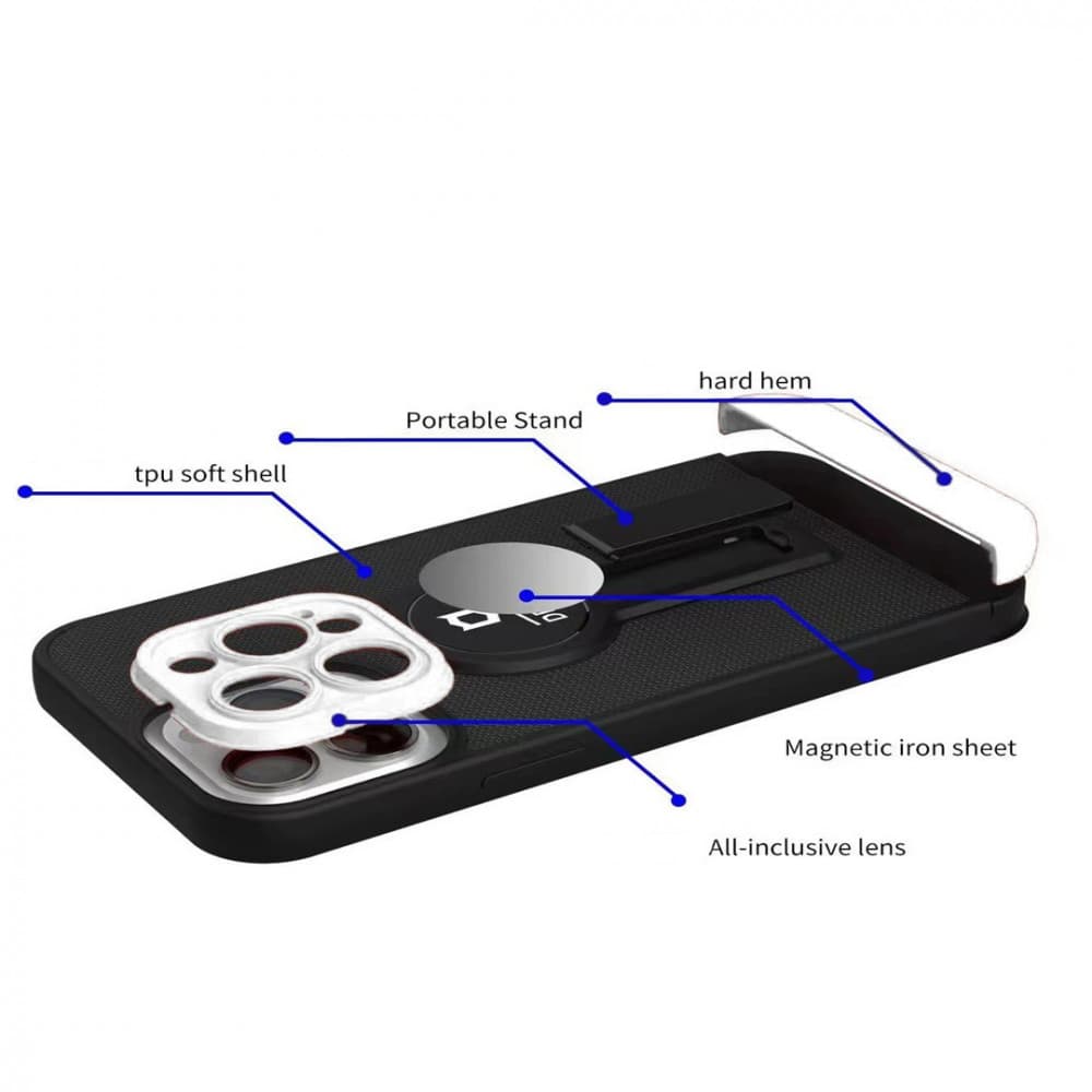 Husa Samsung Galaxy A02s, Armor Design, functie stand, insertie metalica pentru suport auto magnetic, verde/rosu — varianta 6
