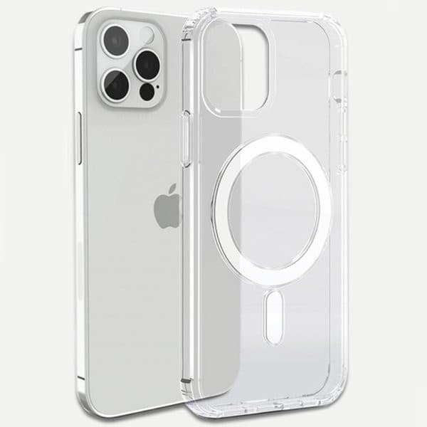 Husa de protectie Apple iPhone 14, compatibila MagSafe, transparenta — varianta 2