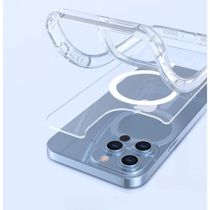 Husa de protectie Apple iPhone 14, compatibila MagSafe, transparenta — varianta 5