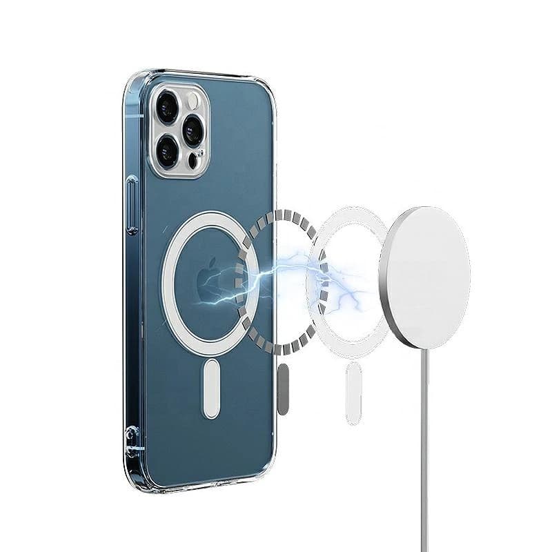Husa de protectie Apple iPhone 14 Plus, compatibila MagSafe, transparenta — varianta 2