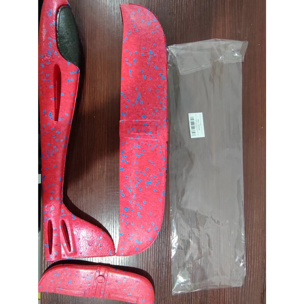 Avion planor din polistiren, 47 cm, rosu — 3