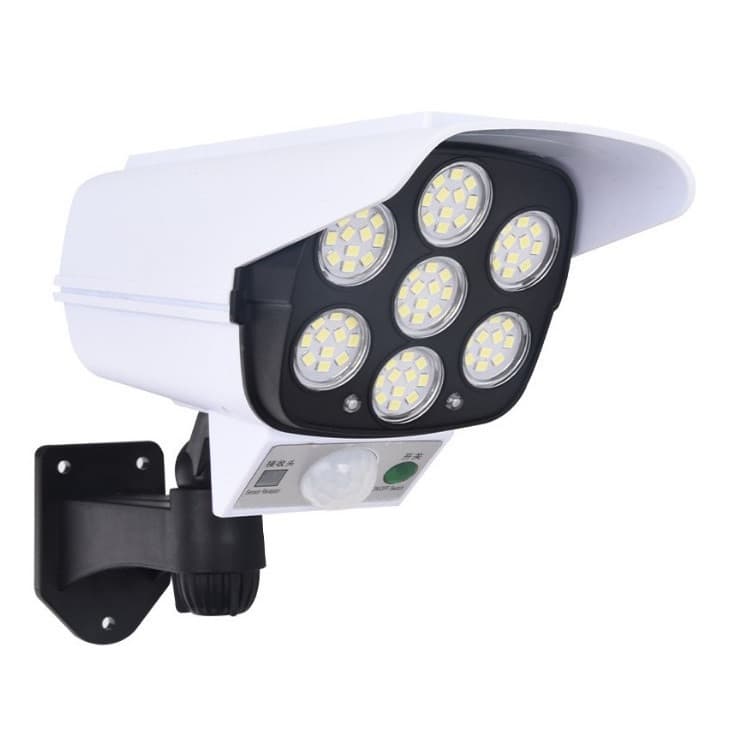 Camera de supraveghere falsa, incarcare solara, 77 LED-uri, senzor de miscare — principală