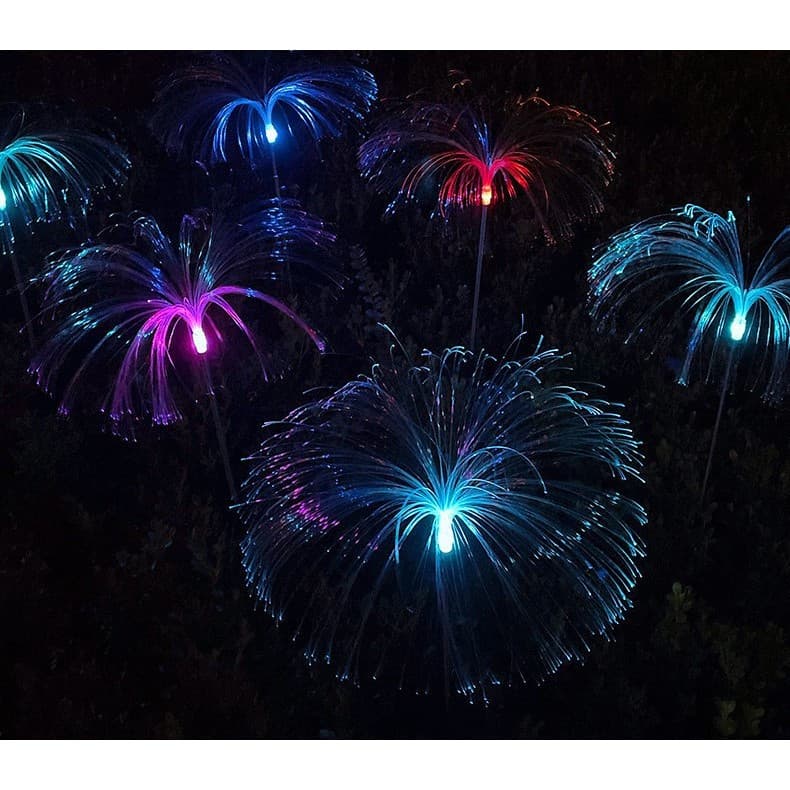 Lampa solara LED pentru gradina, tip meduza, inaltime 90 cm, multicolora — 5