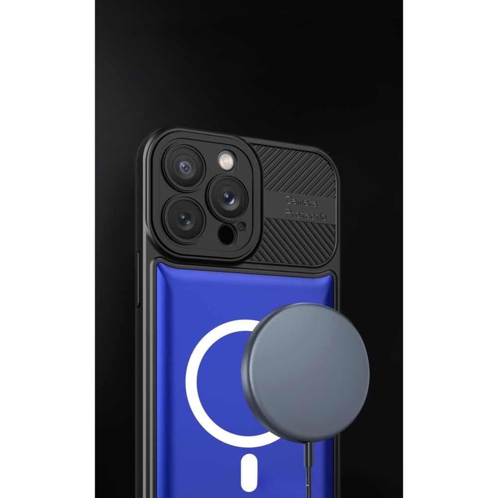 Husa Apple iPhone 11, Urban Series, prindere suport auto magnetic, antisoc, albastra — varianta 2