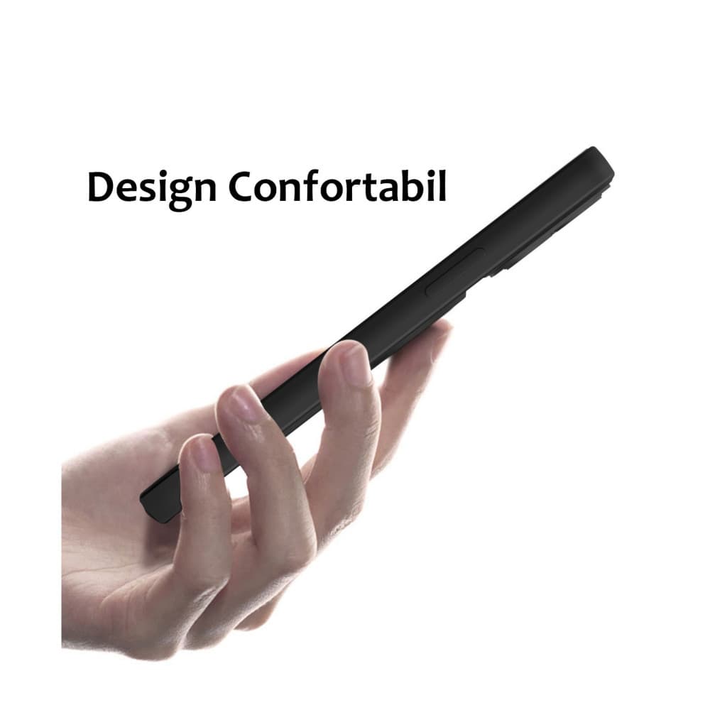 Husa Apple iPhone 14 Plus, Armor Design, functie stand, insertie metalica pentru suport auto magnetic, negru/alb — varianta 3