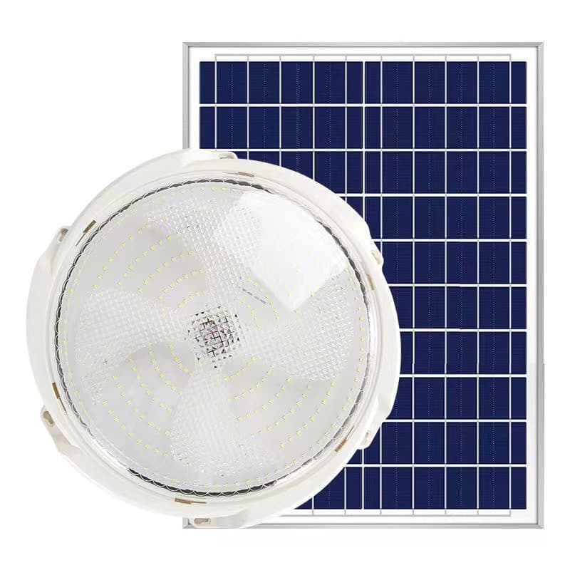 Plafoniera solara, 300 W, diametru 360 MM, cu telecomanda, alb rece — principală