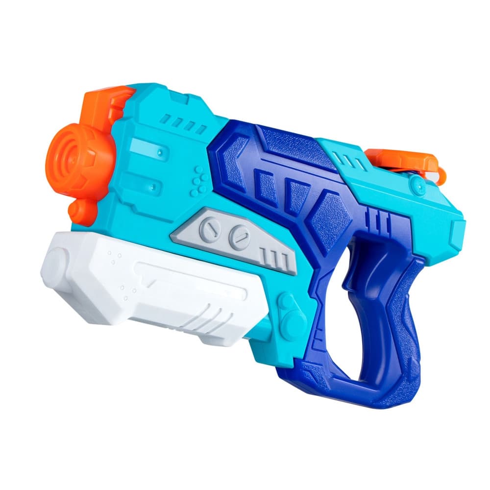 Jucarie pistol cu apa, plastic, rezervor 500 ml, 6 ani+, albastru — principală