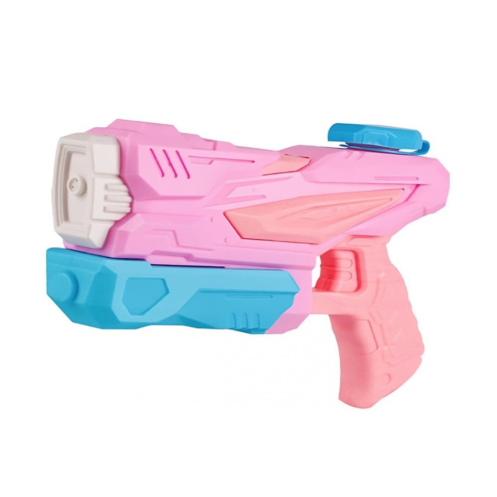 Jucarie pistol cu apa, plastic, rezervor 300 ml, 6 ani+, roz — principală