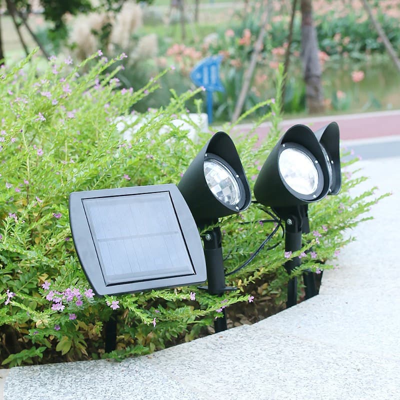 Lampa solara decoratiune pentru gradina, model 3 felinare, alb rece — 2