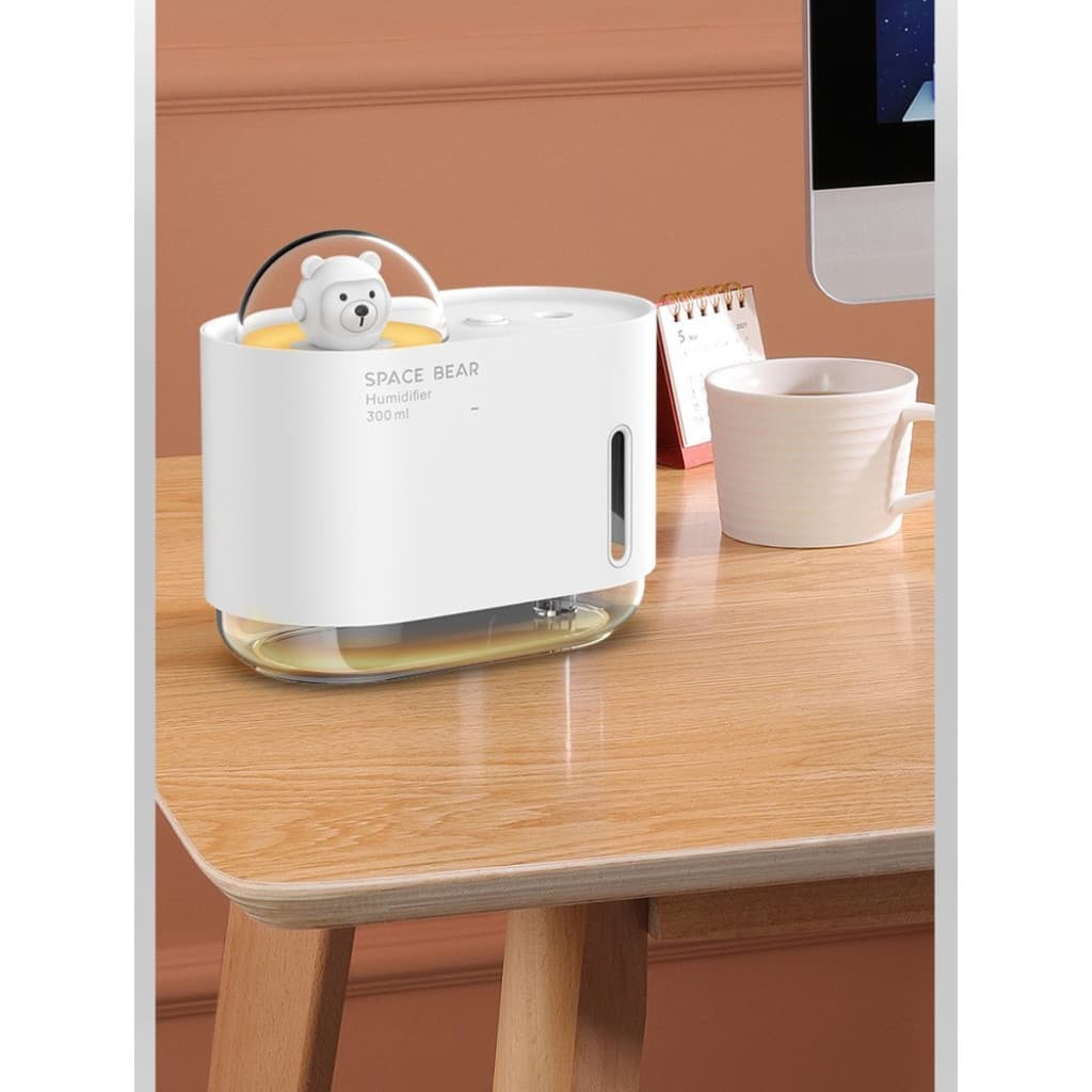 Umidificator Space Bear / Ursul Spatial, 300 ml, alb — varianta 2