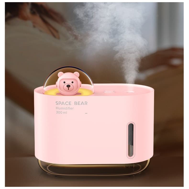 Umidificator Space Bear / Ursul Spatial, 300 ml, roz — varianta 3