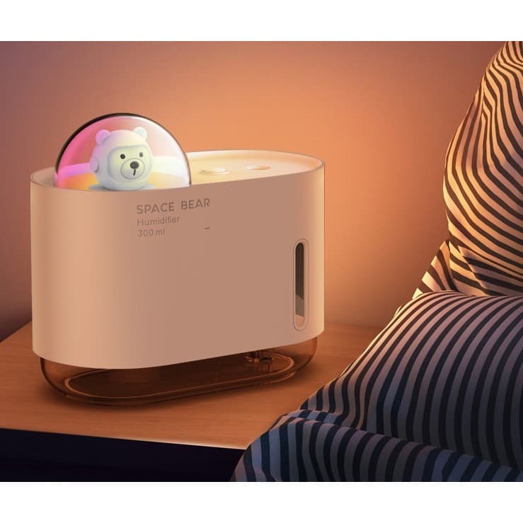 Umidificator Space Bear / Ursul Spatial, 300 ml, roz — varianta 5