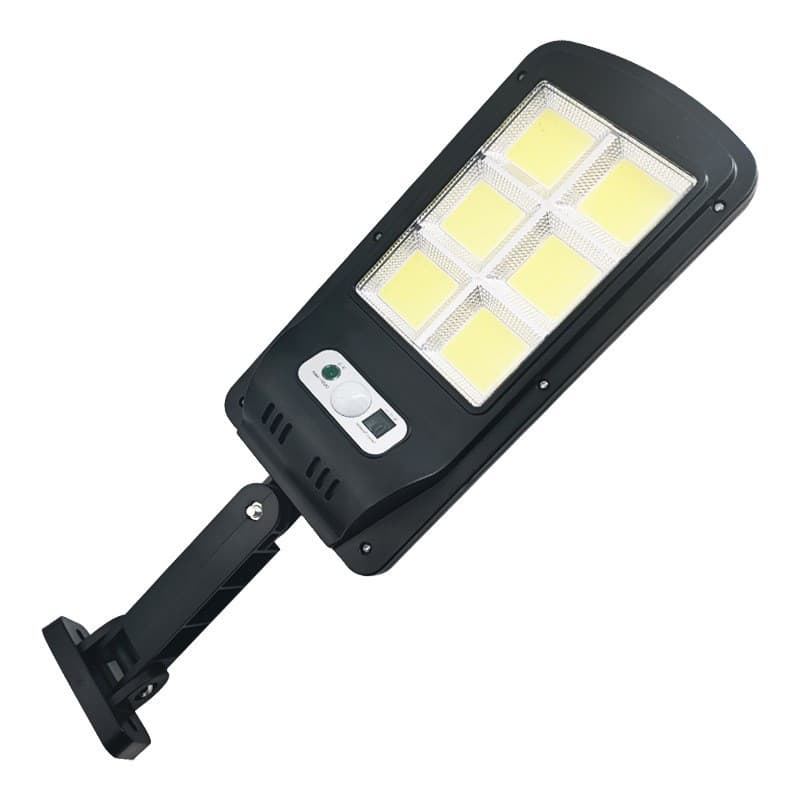 Lampa Solara De Exterior LED, 36 cm x 11.5 cm, 2880 Lumeni 120 COB LED 24 W - echivalent 192 W bec incadescent, IP65, Senzor de Miscare, Senzor de Lumina, 6 Grile, Alb Rece — principală