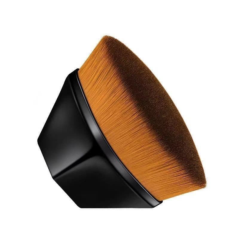 Pensula kabuki plata pentru fond de ten, neagra