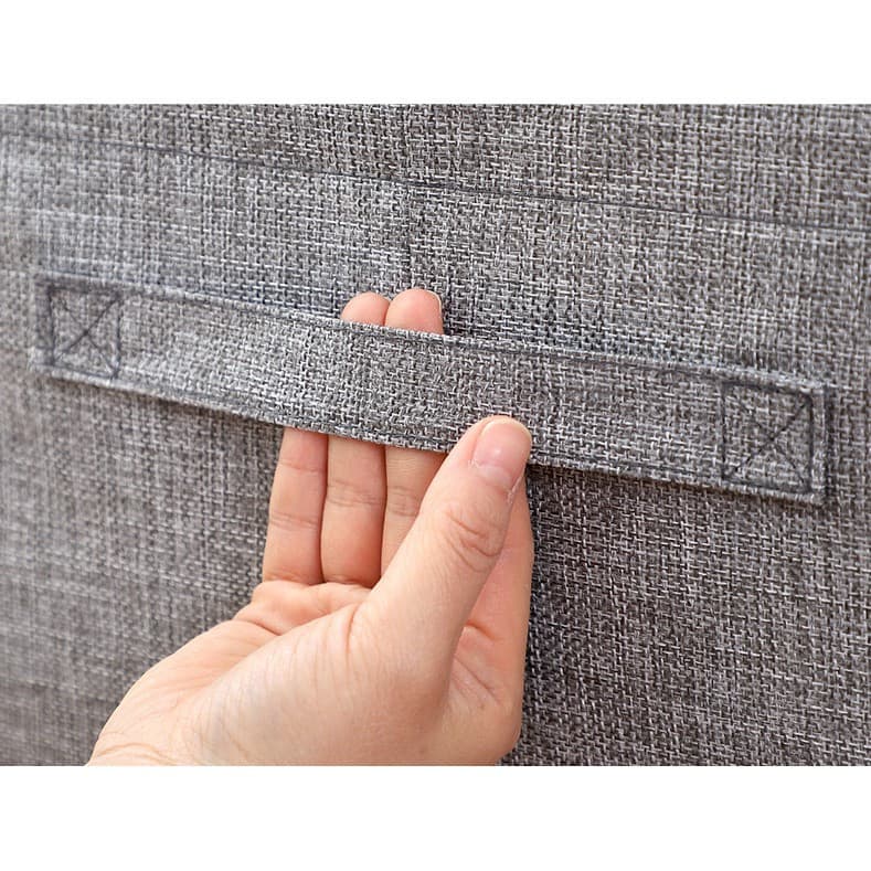 Cutie de depozitare pliabila cu fermoar, 100 litri, material textil, 60 X 42 X 40 cm, gri — varianta 4
