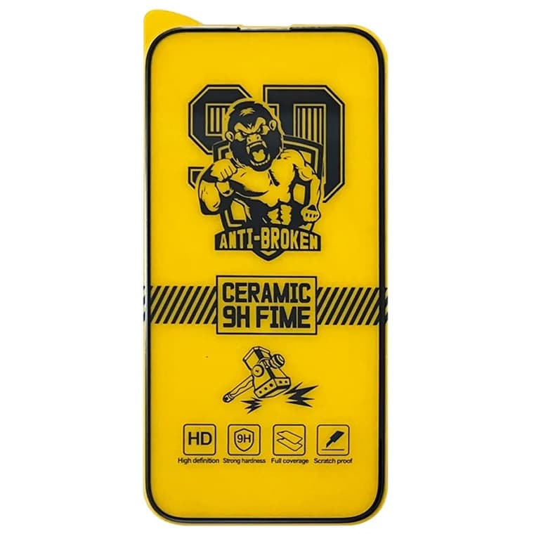 Folie de protectie Apple iPhone 14 Plus, Ceramic 9H Film, margini negre — principală