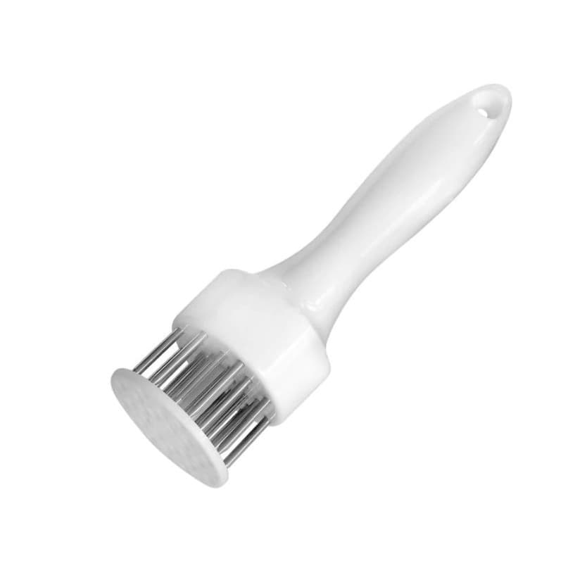 Ustensila pentru fragezit carnea, 21 de tije ascutite din inox 304, 20 cm, alb — varianta 2