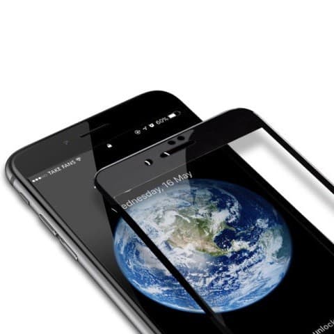 Folie de sticla Full Glue 111D pentru Apple iPhone 7/8/SE2, margini negre — 2