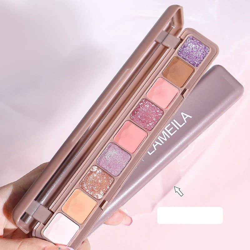 Fard de ochi LAMEILA, 9 culori, 4 culori glitter, 5 culori mate