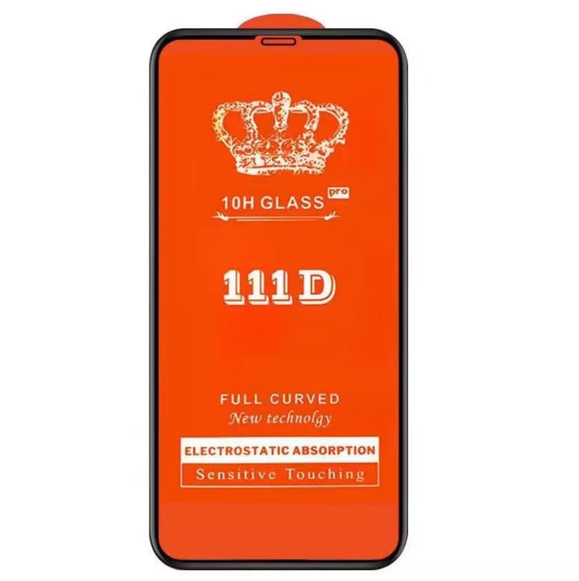 Folie de sticla Apple iPhone 15, Full Glue 111D, margini negre — principală
