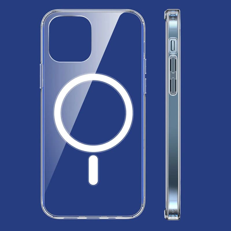 Husa protectie Apple iPhone 15 Pro, compatibila MagSafe, transparenta — varianta 5