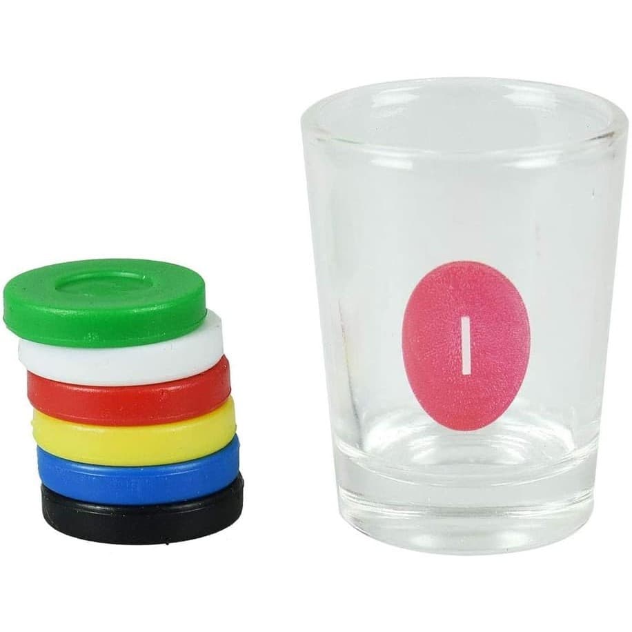 Joc de Baut Gravitational, pentru Petreceri, Interactiv, pana la 6 Jucatori, Pahare de Shot Incluse, 25.5 x 6.7 x 27.5 cm, Rosu — varianta 3
